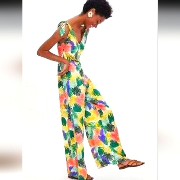 Zara trf collection jumpsuit Shawl Not Included - Picture 1 of 11